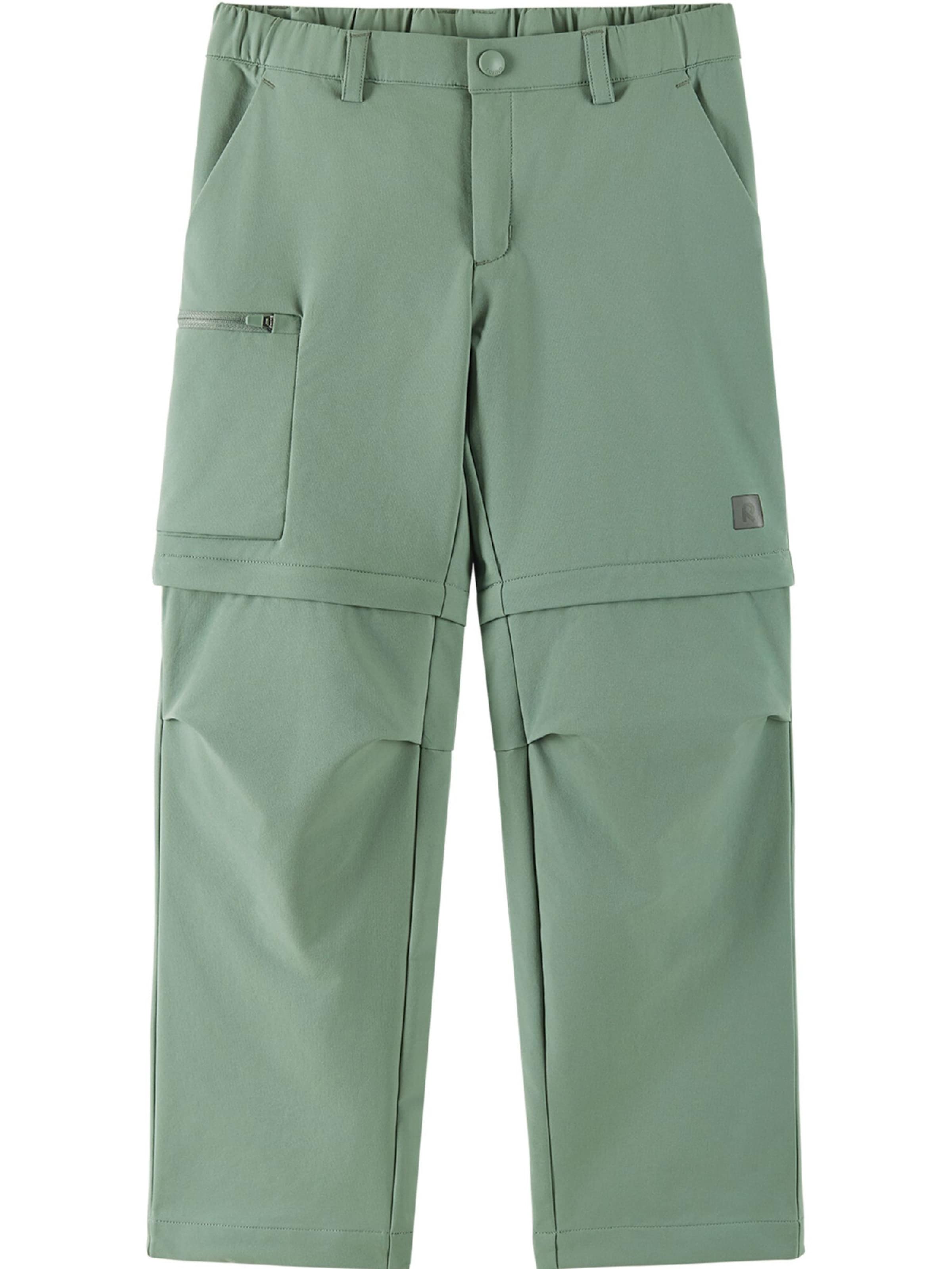 Reima Regular Weatherproof pants ' Surina ' in Green: front