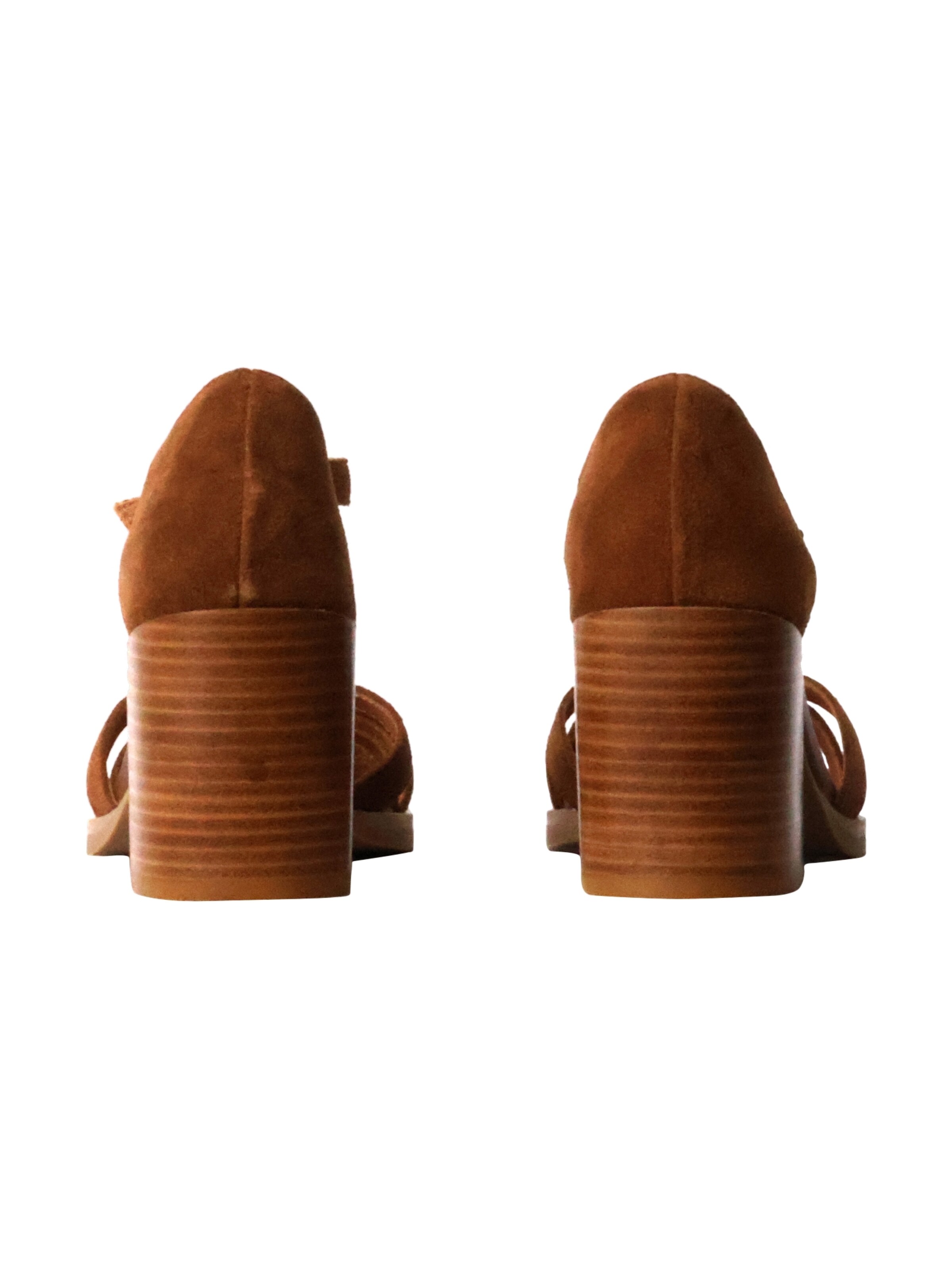 Sandales 'Brigitte Leder Absatzsandalen' Emilie Karston en marron