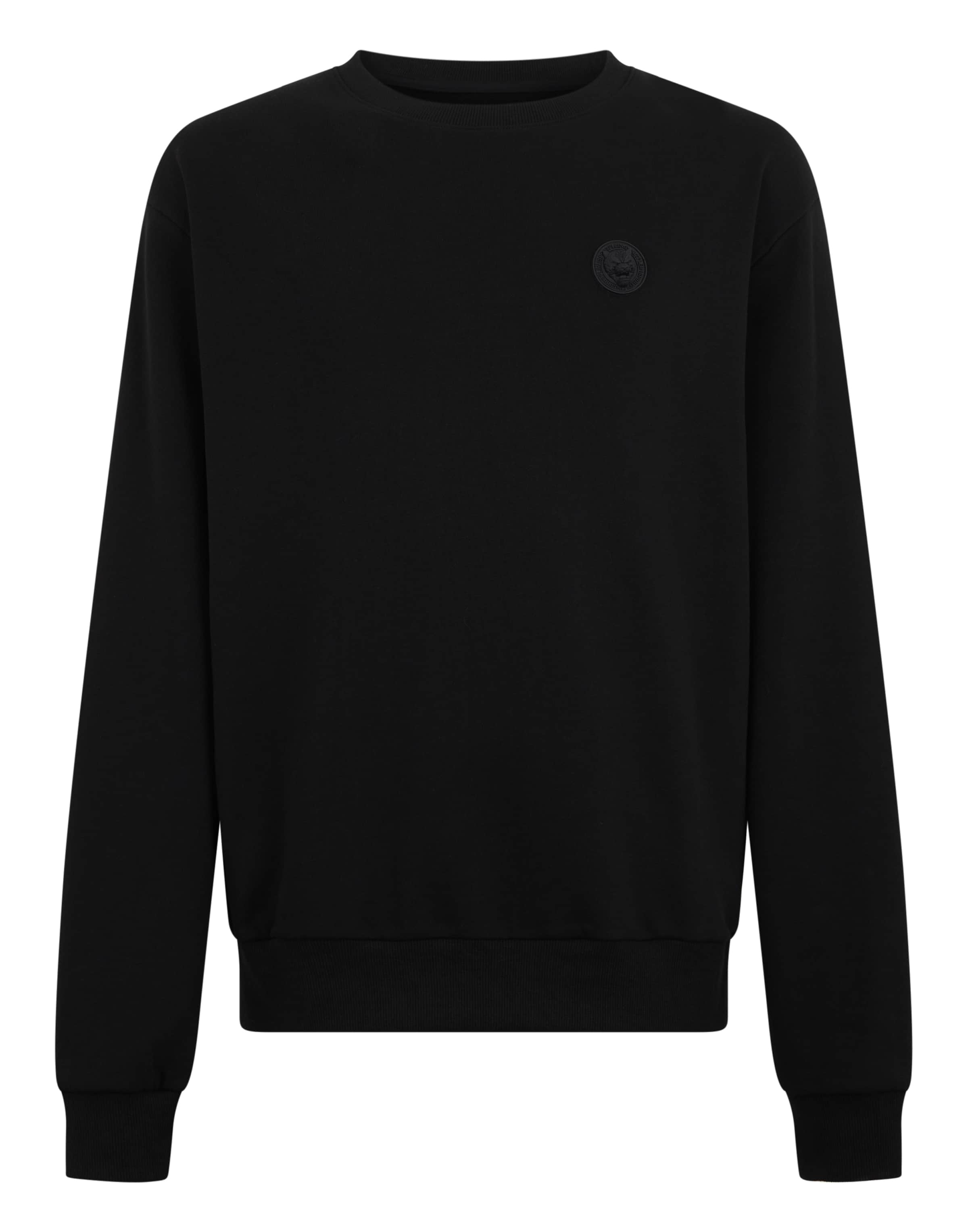 Plein Sport - Sudadera '3D Tiger' en negro: frente