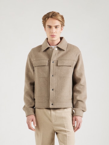 Sweat-shirt 'MELANGE' TRAPP en beige : devant