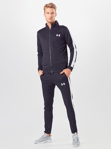 UNDER ARMOUR Regular Tracksuit 'Emea' in Black: front
