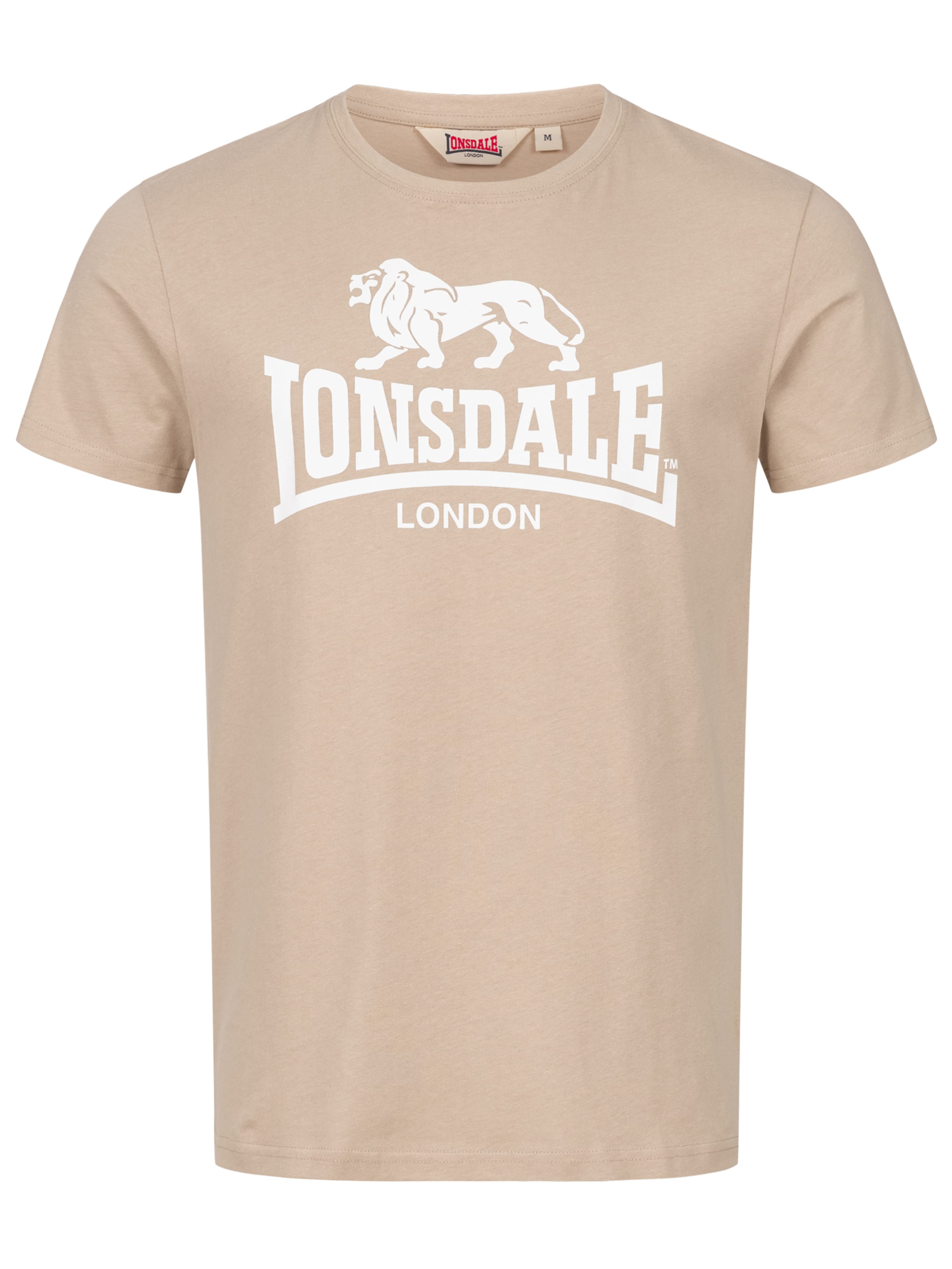 LONSDALE Shirt 'St. Erney' in Beige: front