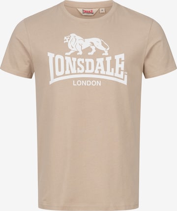 T-Shirt 'St. Erney' LONSDALE en beige : devant