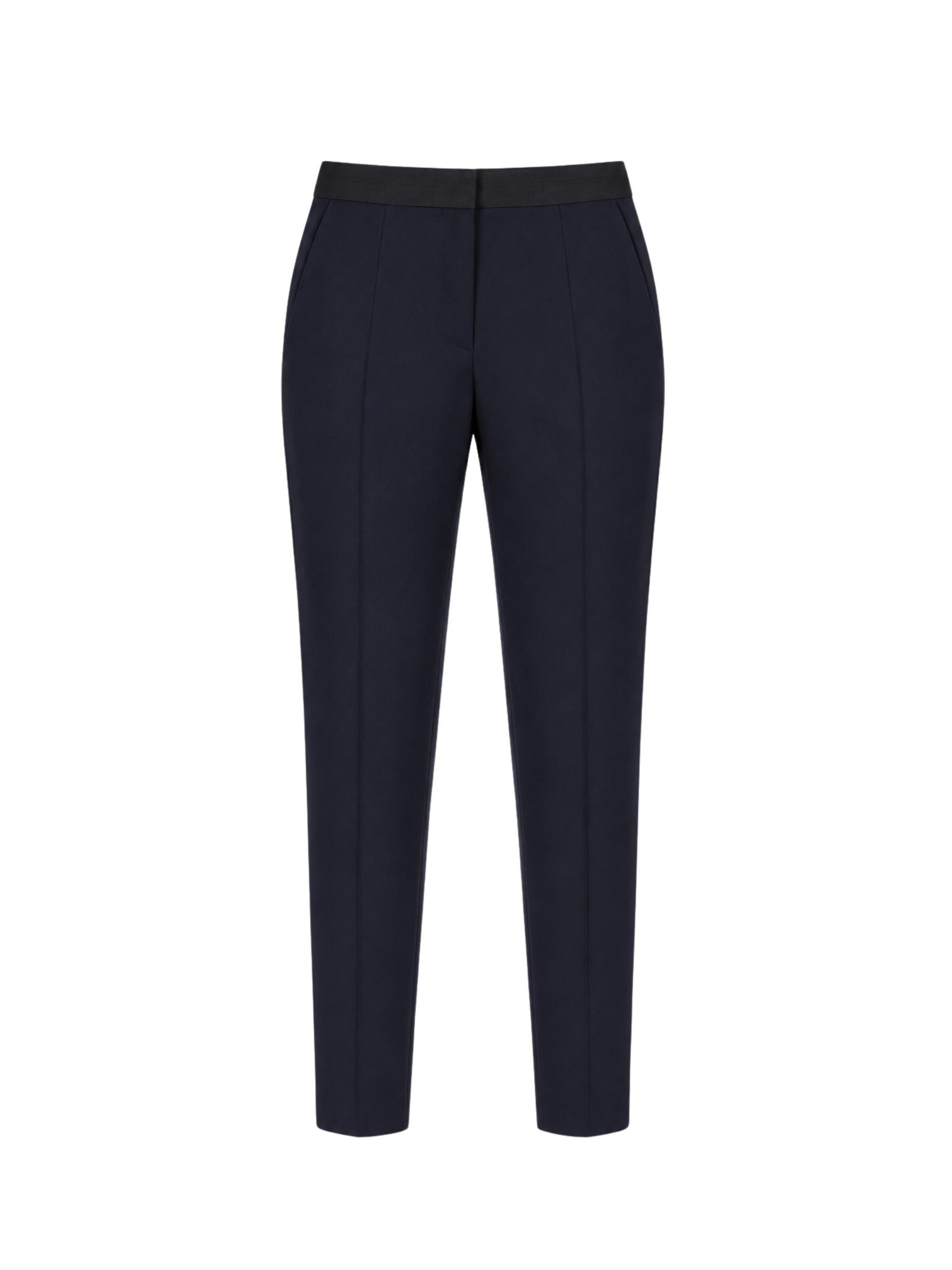 Regular Pantalon 'Uma Trousers' Christine on the clouds en bleu : devant