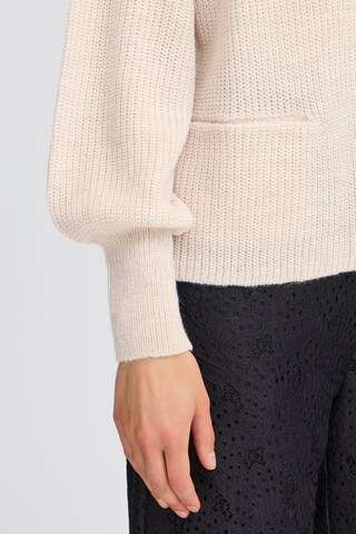 Cardigan ' ERETTA CAR 4 ' Fransa en beige
