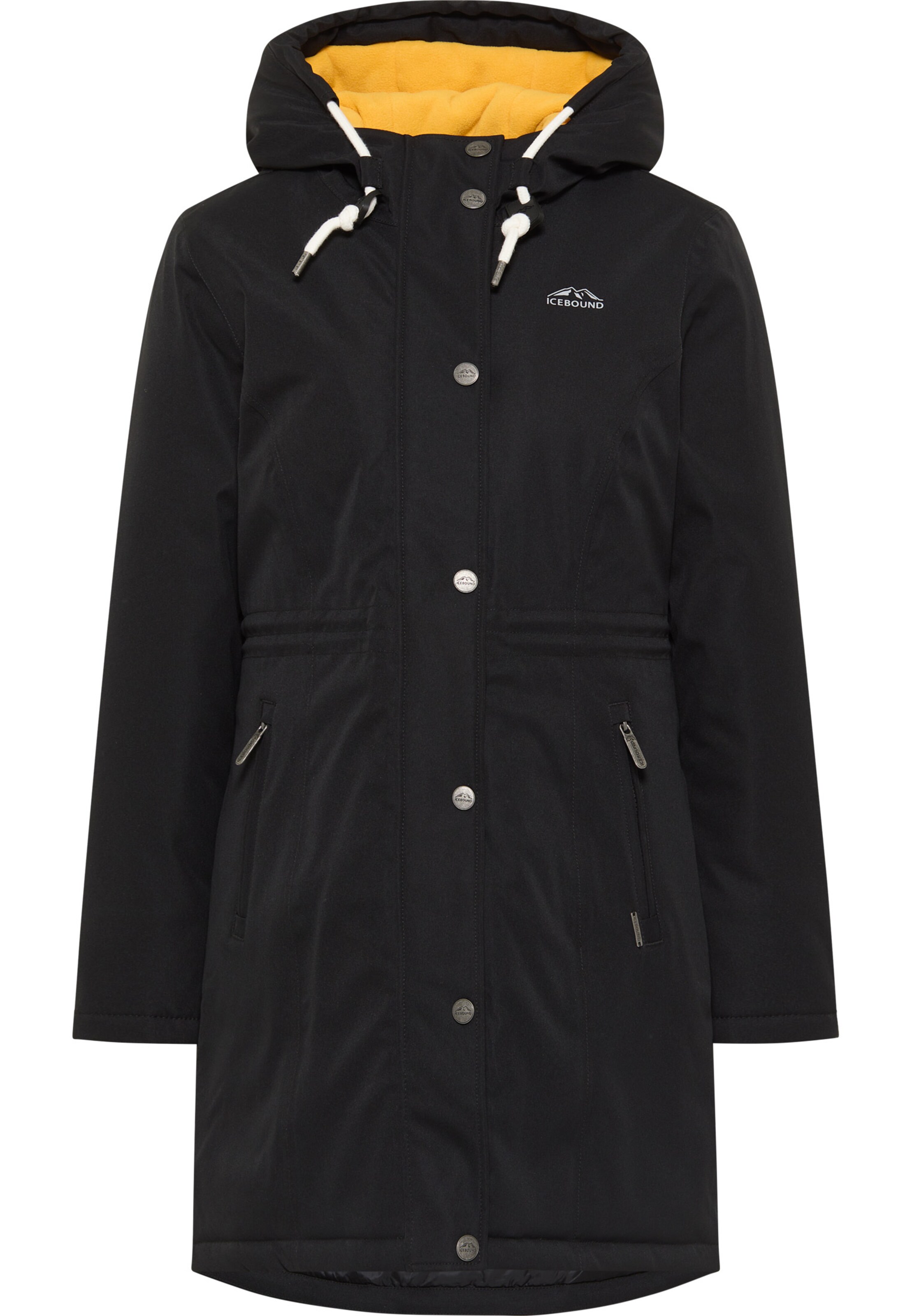 ICEBOUND Funktionsjacke in Schwarz: Vorderseite