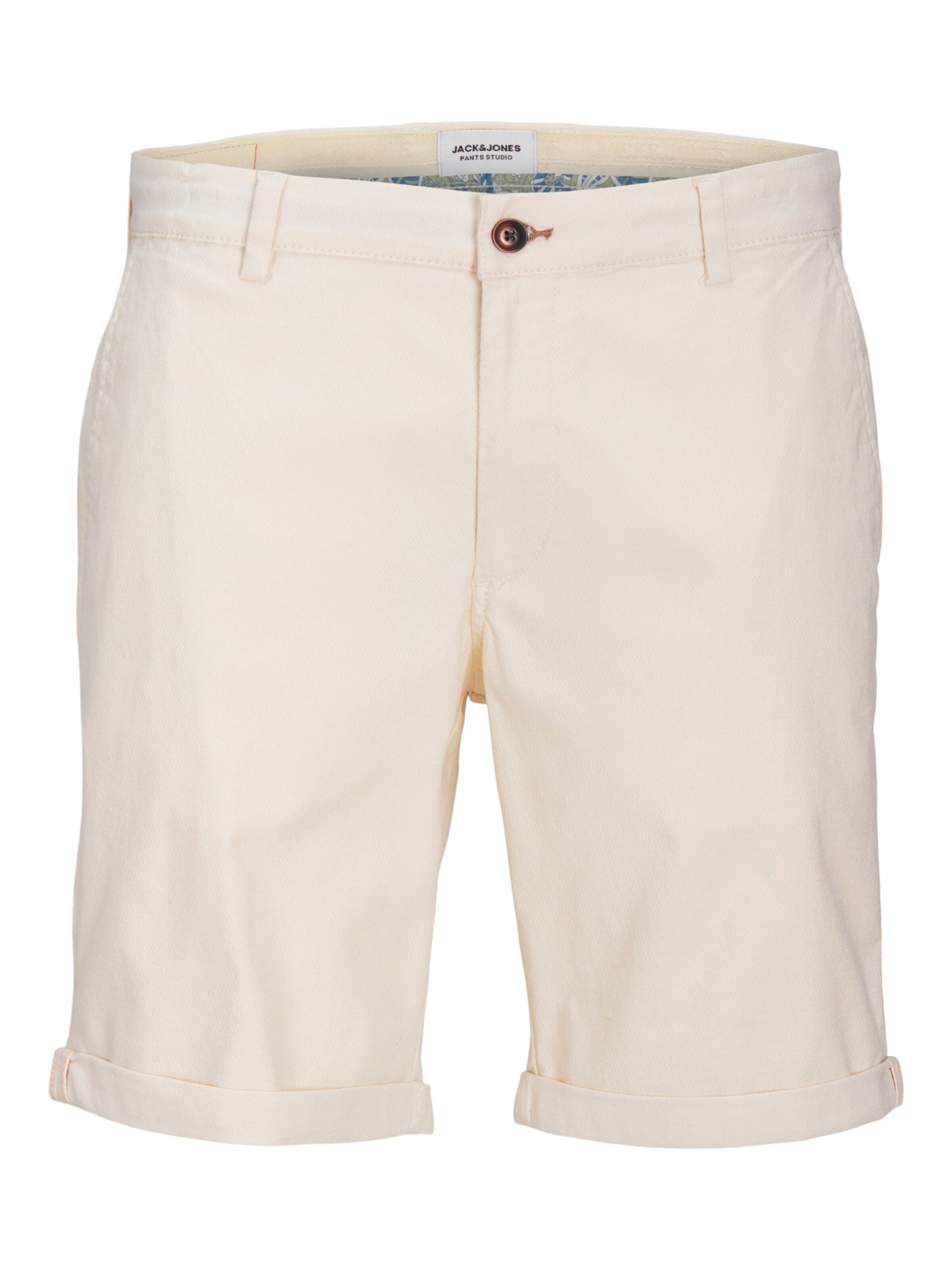 Pantalon chino 'JPSTFury' JACK & JONES en blanc : devant