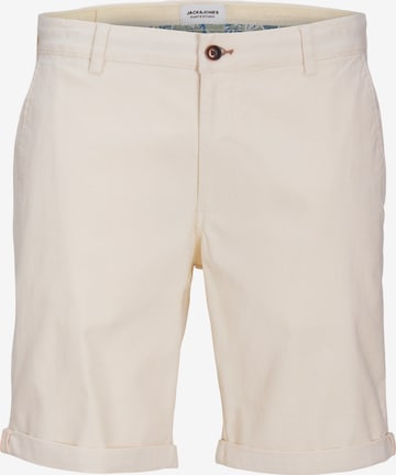 JACK & JONES Chino Pants 'Fury' in White: front