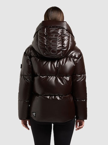 Veste d’hiver 'Devina2 Shiny' khujo en marron