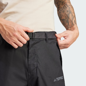 ADIDAS TERREX Regular Outdoor Pants 'Xploric' in Black