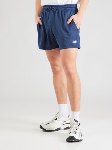 regular Pantaloni 'Essentials' di new balance in blu: frontale
