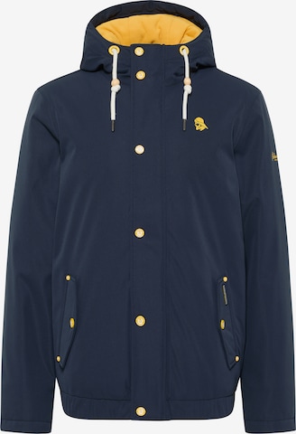 Schmuddelwedda Between-Season Jacket in Blue: front