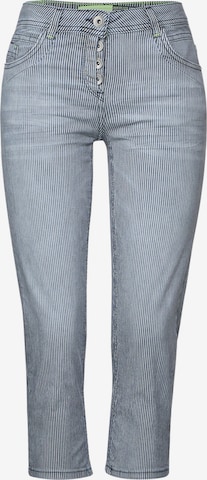 CECIL Slimfit Broek in Blauw: voorkant