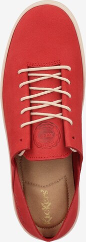 Chaussure de sport à lacets Kickers en rouge