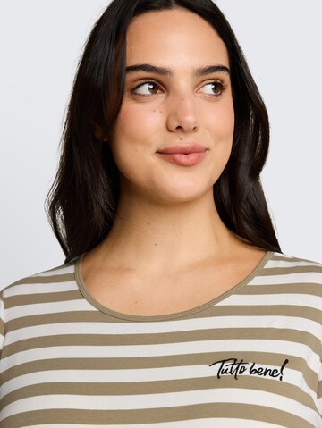 T-shirt Tom Tailor Women + en vert