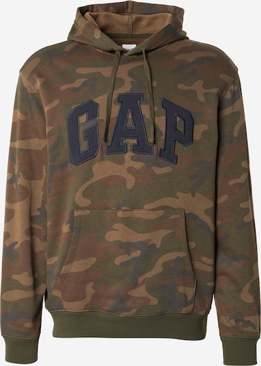 GAP Sweater majica 'HERITAGE' veličine S u bež / siva / kaki, Pregled proizvoda