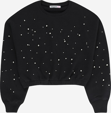 melns PATRIZIA PEPE Sportisks džemperis: no priekšpuses