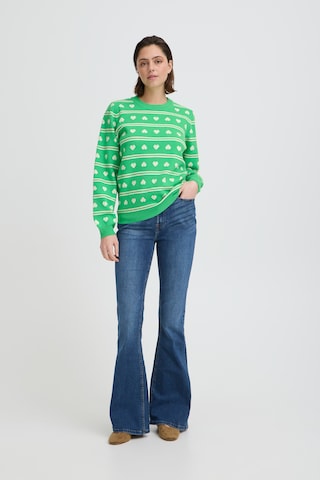 ICHI Sweater 'IHBrielle' in Green