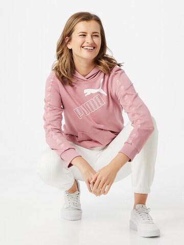 PUMA Sports sweatshirt 'Amplified' in Pink