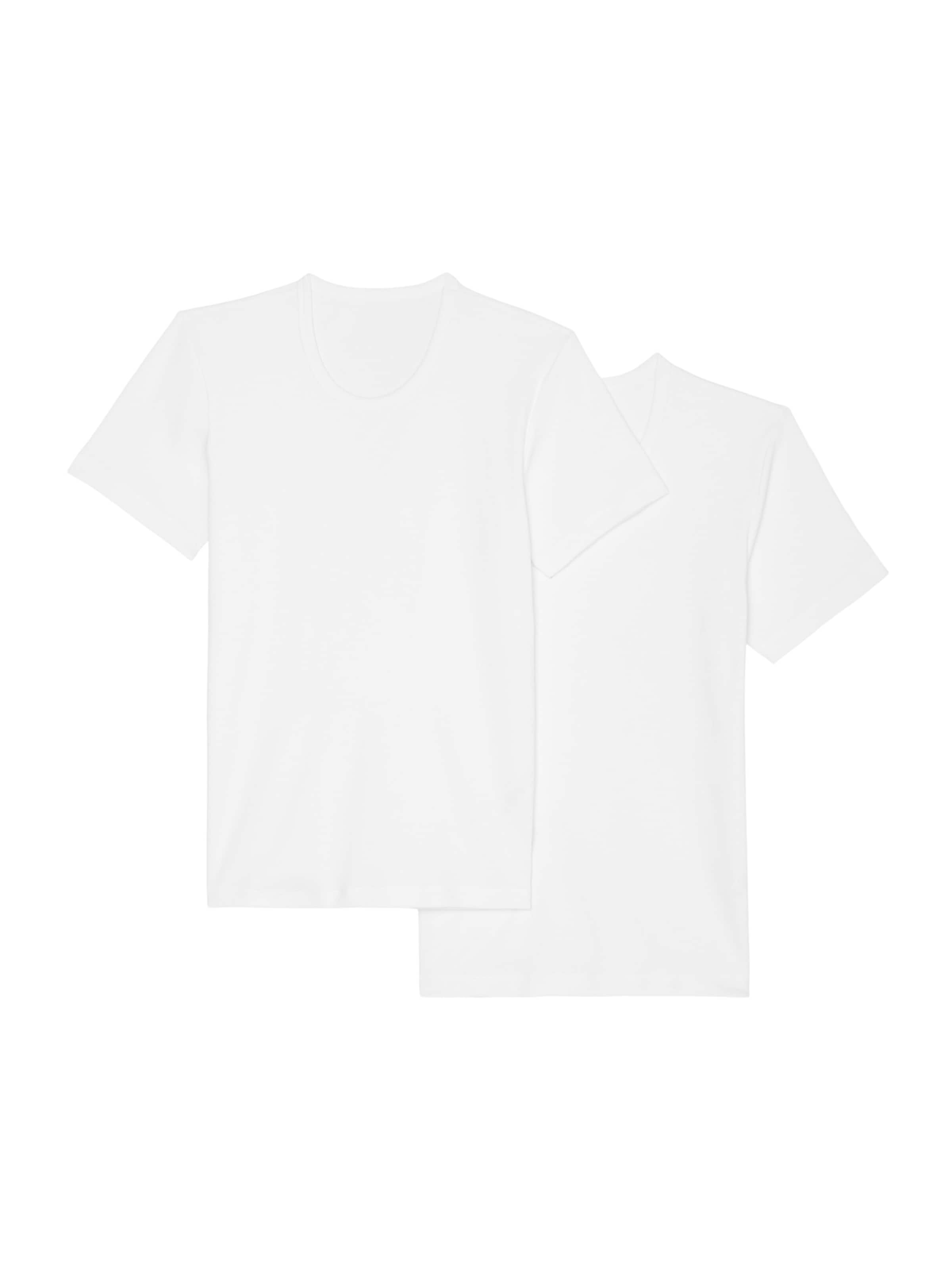 T-Shirt Marc O'Polo en blanc : devant