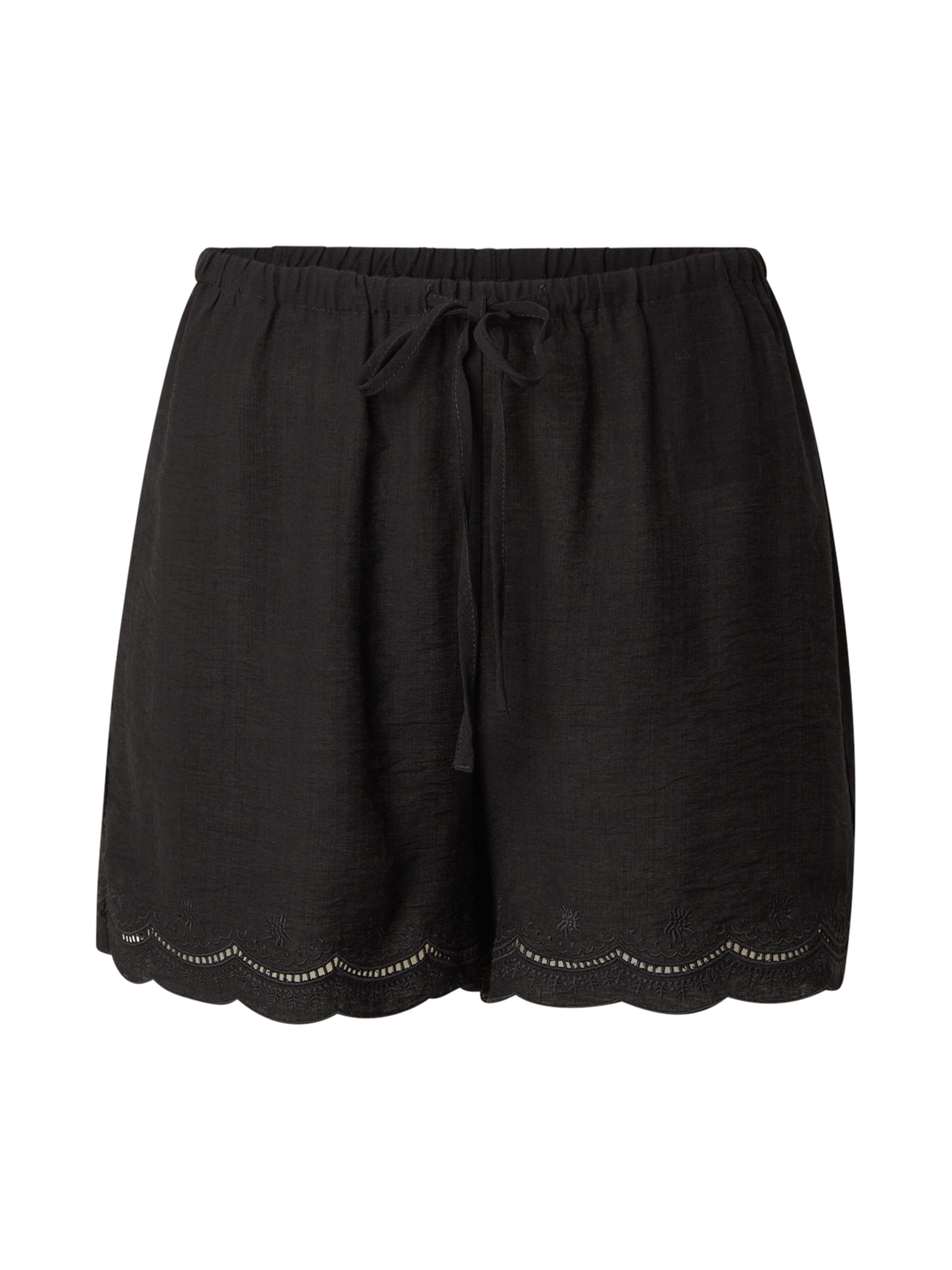 VERO MODA regular Παντελόνι 'VMPeach' σε μαύρο: μπροστά