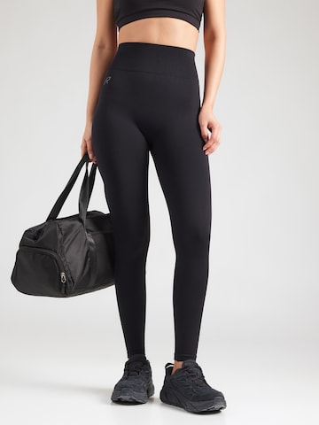 Skinny Pantalon de sport 'MIEMOLA' Rukka en noir : devant