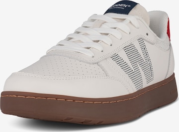 WODEN Platform trainers in Beige: front