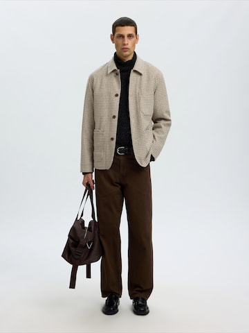 SELECTED Regular fit Blazer 'SLHLANDON' in Grey