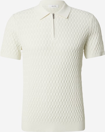 Tricou 'Manuel' de la DAN FOX APPAREL pe alb: față