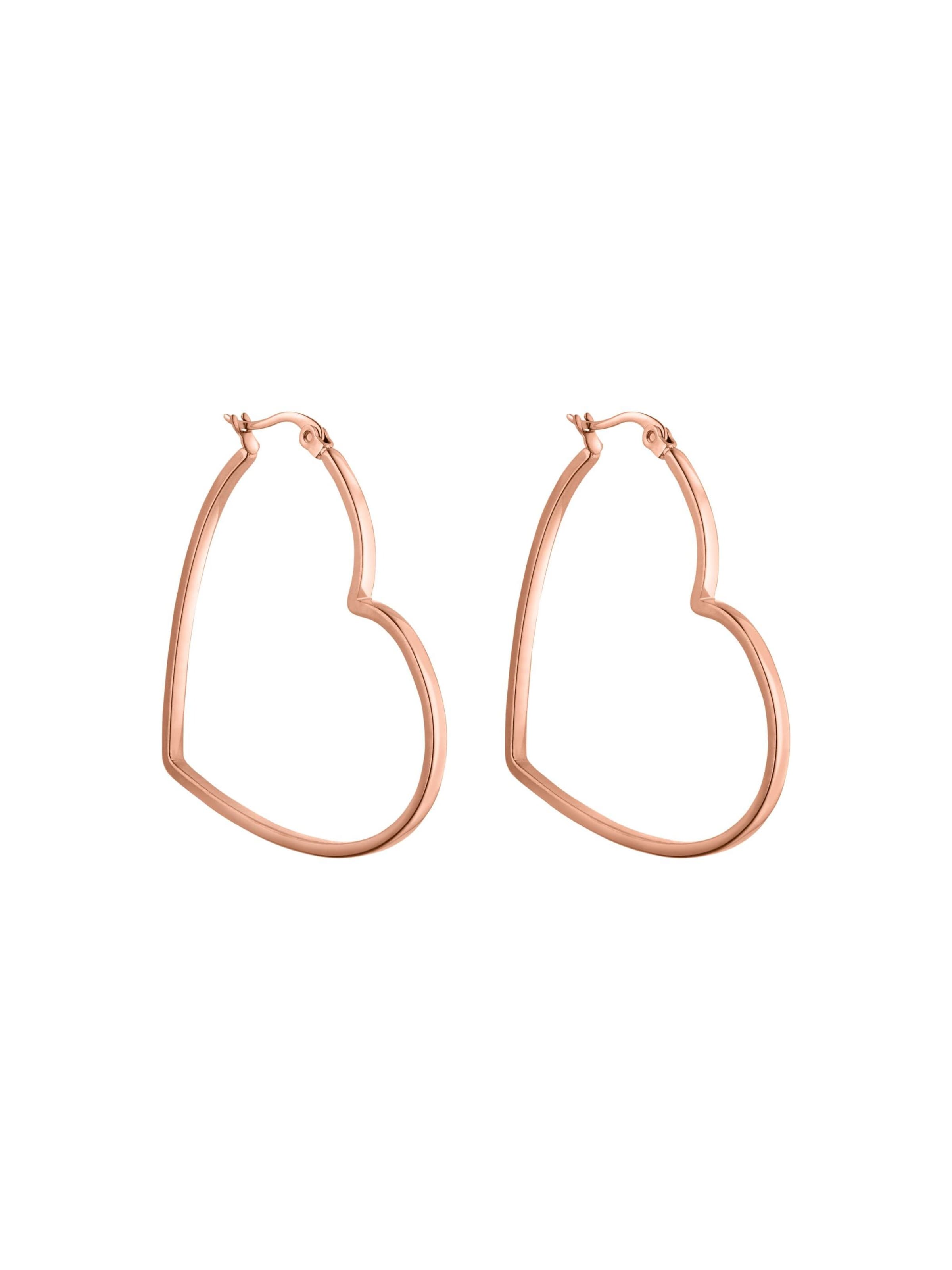 PURELEI Ohrringe 'Big Love' in Gold: Vorderseite