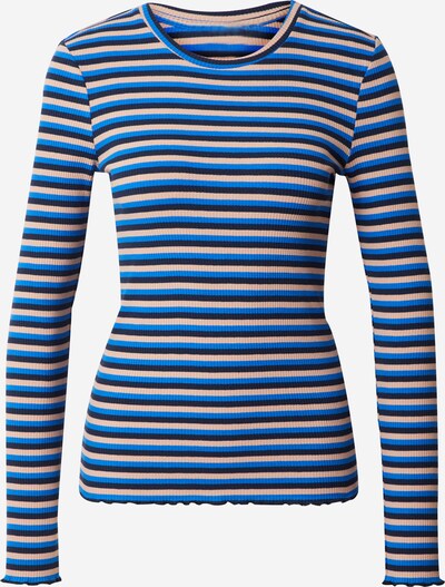 SELECTED FEMME Shirt 'Anna' in beige / blau / navy, Produktansicht