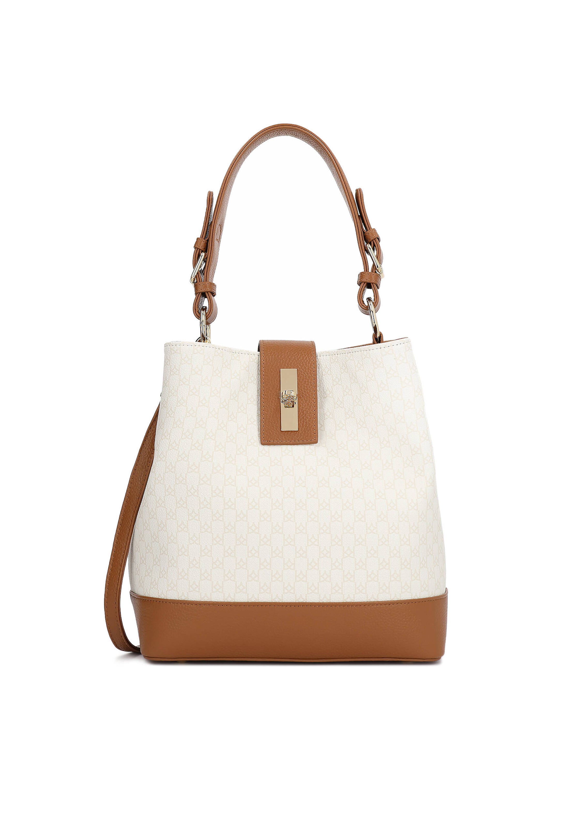 Kazar - Bolso de mano en blanco: frente