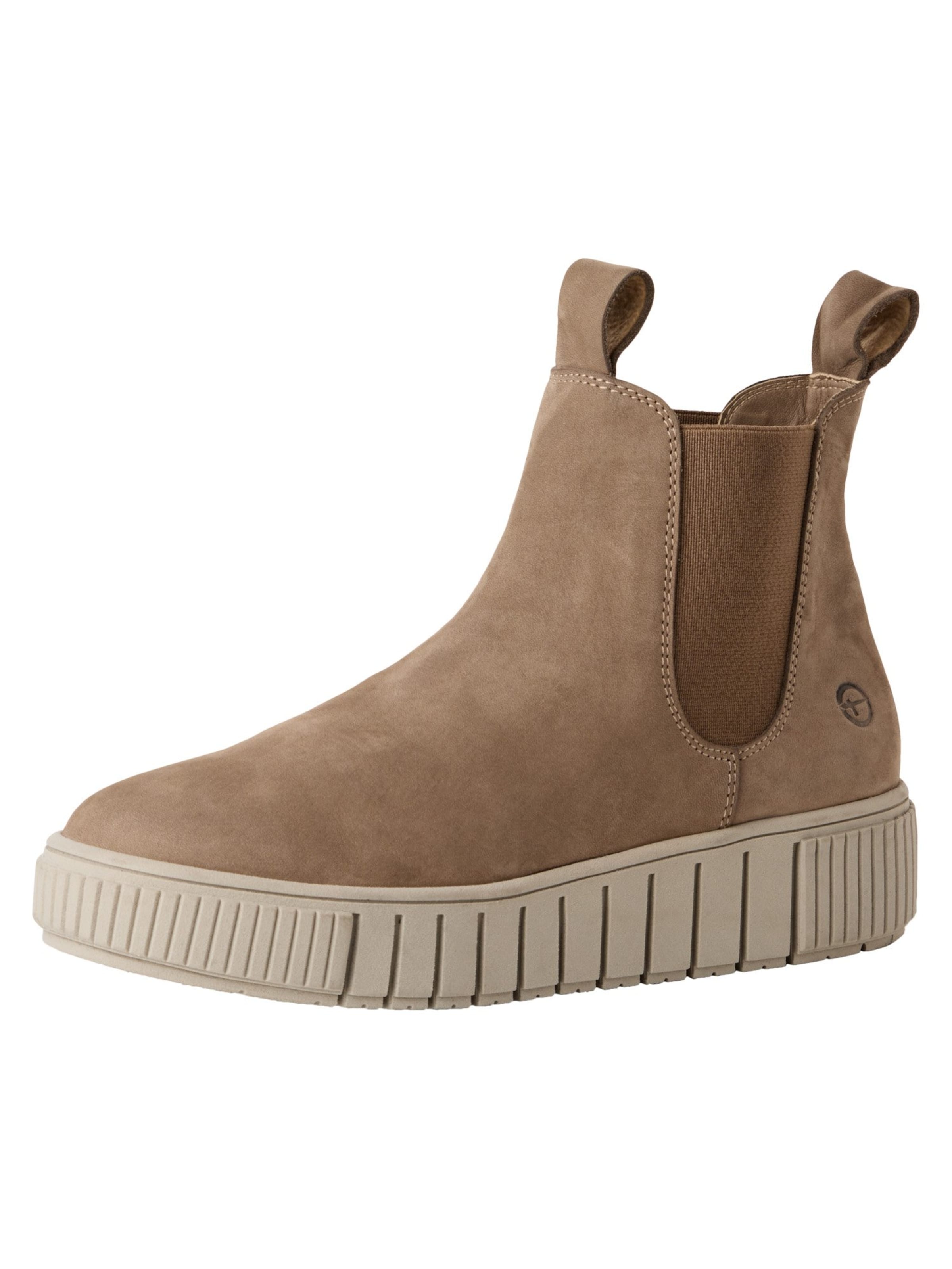 Tamaris Chelsea boots i grå: framsida