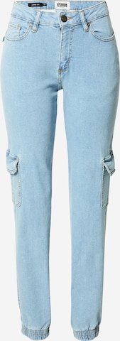 Jeans cargo Urban Classics en bleu : devant