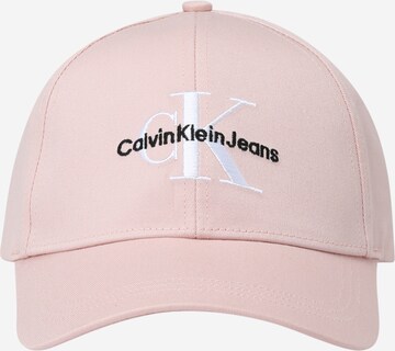 Calvin Klein Jeans Czapka z daszkiem w kolorze różowy