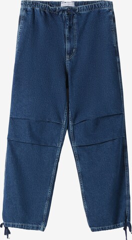 Bershka Wide leg Jeans i blå: framsida