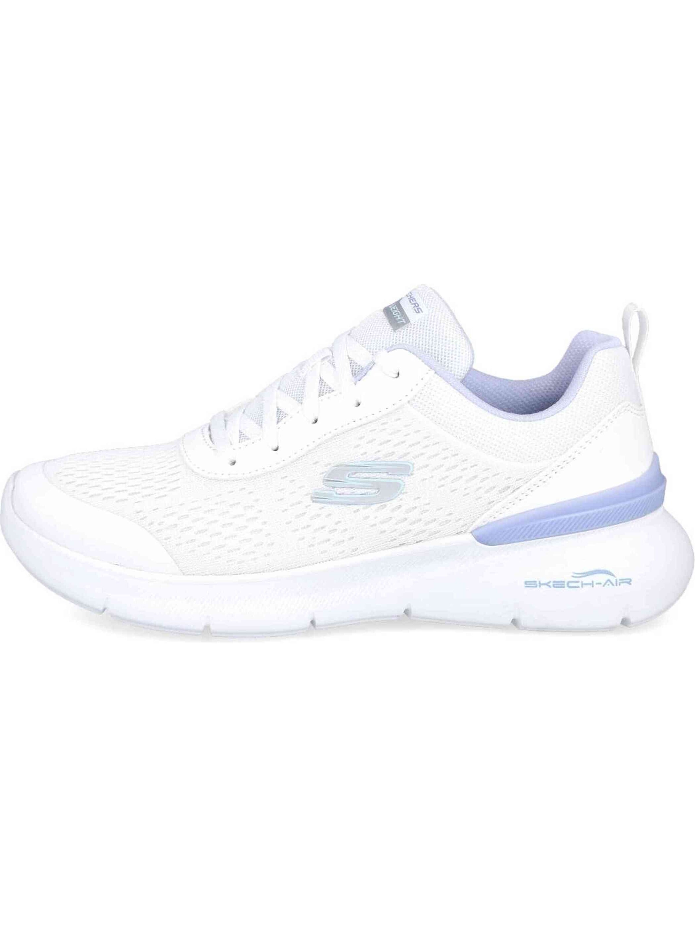 Chaussure de course '070-611178' SKECHERS en blanc