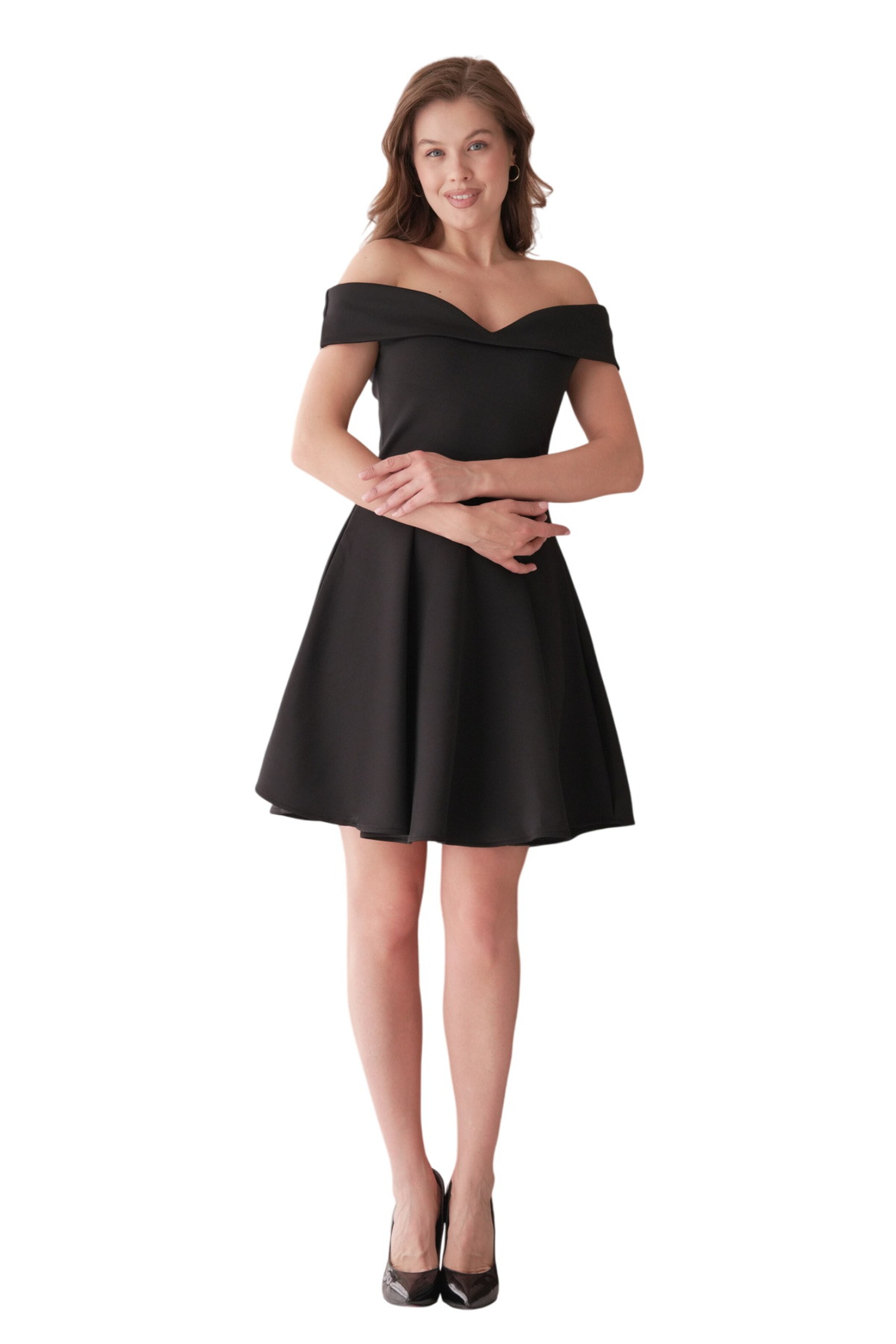 WOMAN VISION Dress in Black: front