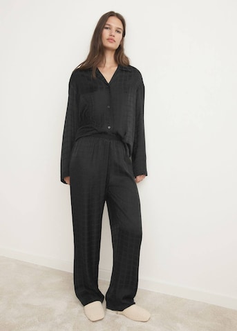 MANGO Schlafshirt 'Samui' in Schwarz
