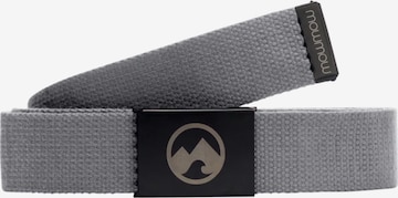 Mowmow Sportriem 'MowMow Belt - Canvas - Aluminum Buckle - 125 cm - Men - Women - Black' in Grijs: voorkant