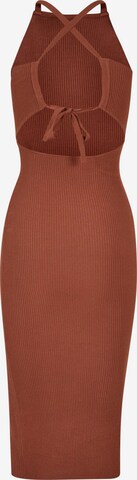Urban Classics Knitted dress in Red