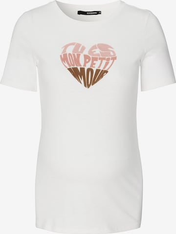 T-shirt 'Heart' Supermom en blanc