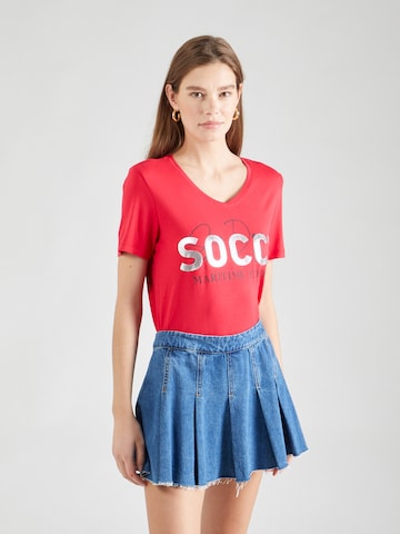 Soccx T-shirt i röd