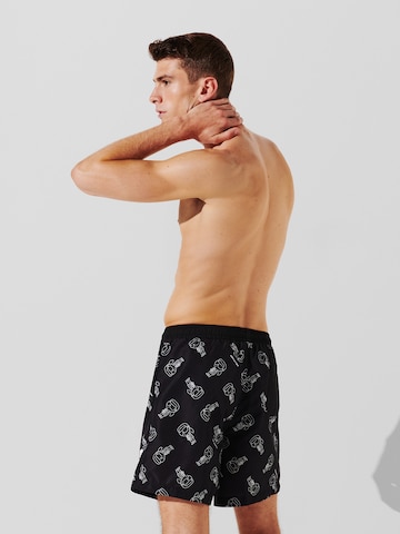 Shorts de bain Karl Lagerfeld en noir