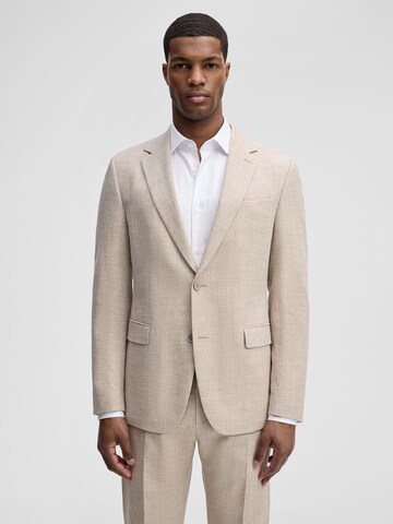 Coupe slim Veste de costume STRELLSON en beige : devant