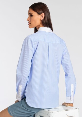 DELMAO Bluse in Blau