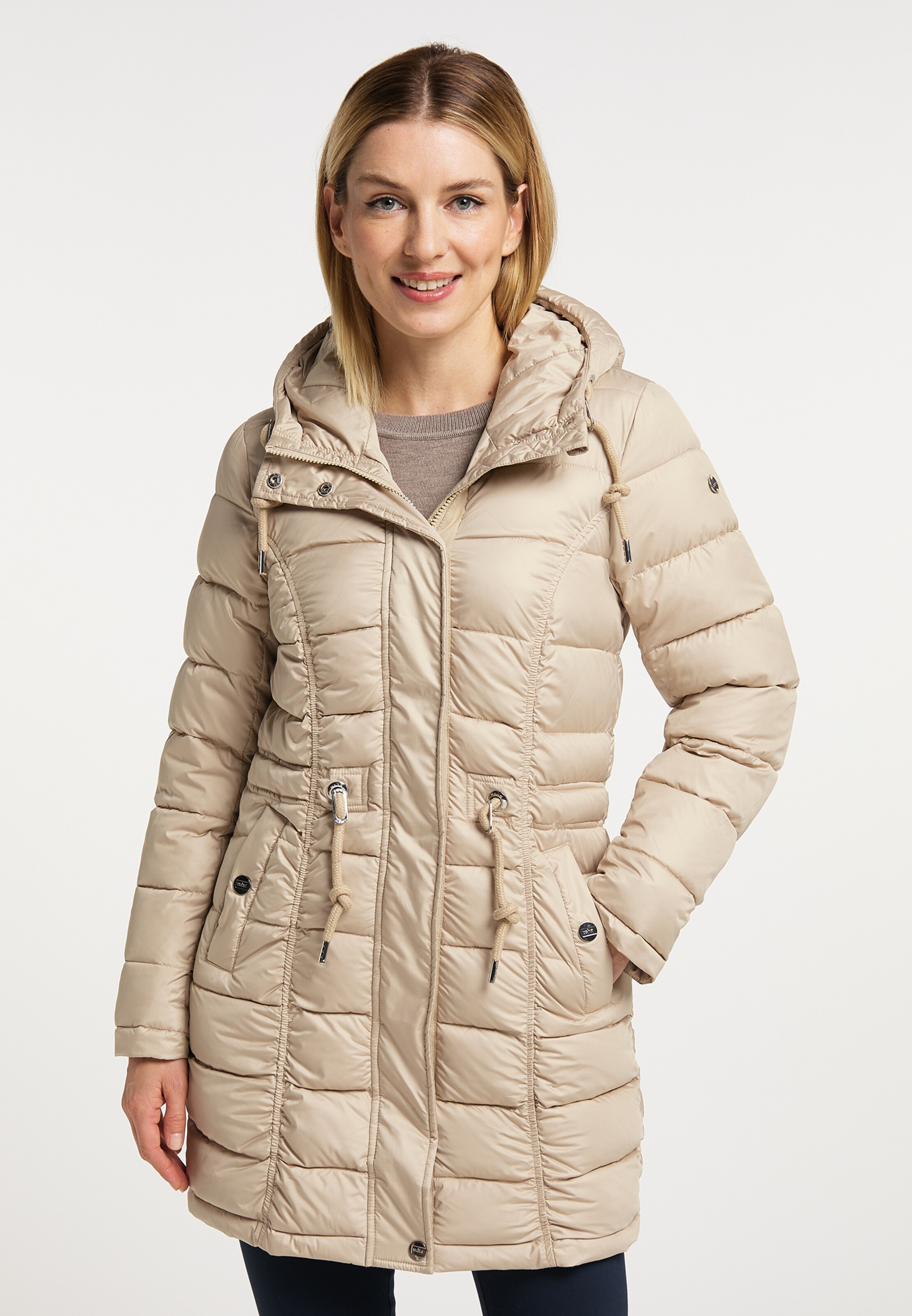 Frauen Jacken Usha Winterparka in Beige - UH36002 Frauen Jacken Usha Winterparka in Beige - UH36002