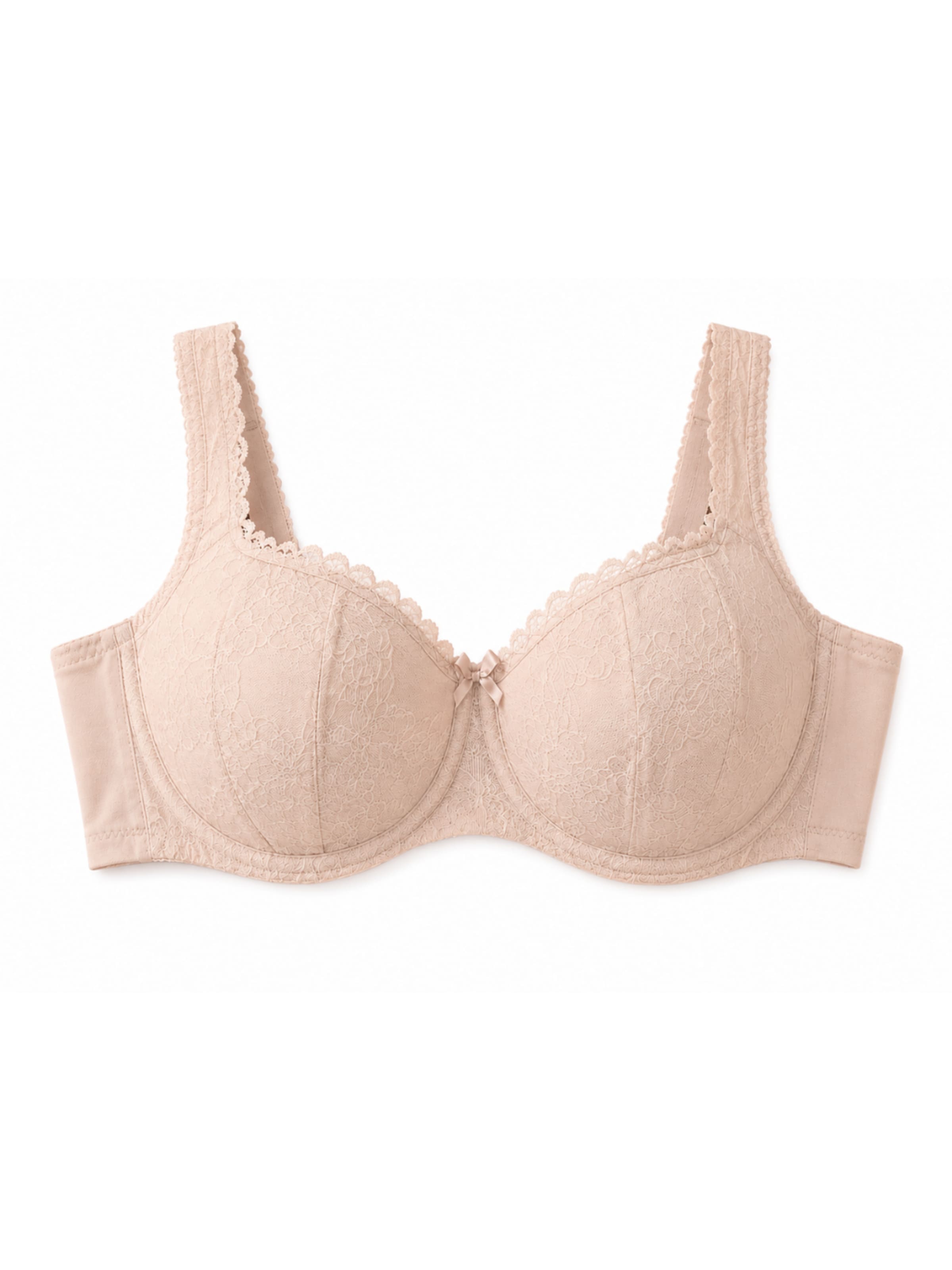 MILENKA Balconette Bra in Orange: front
