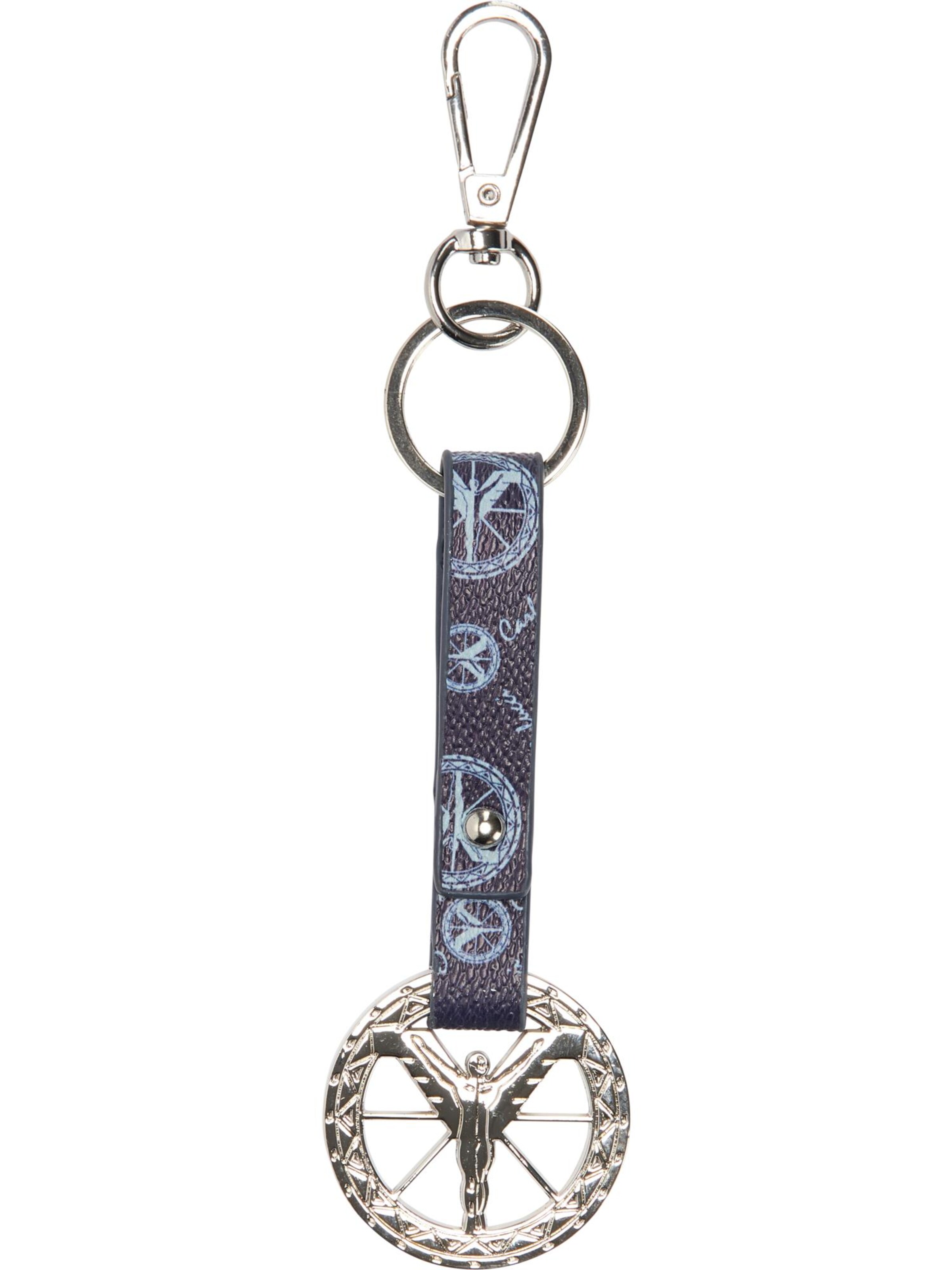 Carlo Colucci Sleutelhanger 'Covre' in Blauw: voorkant