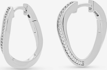 JETTE Earrings in Silver: front